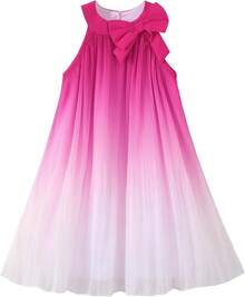 2025 BestToddler Girl Tulle Dress Summer Clothes Little Girl Ombre Halter Dress Casual Sundress Toddler Princess Outfits