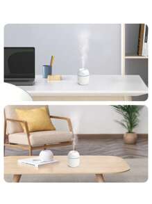 2pcs/Set White Portable Y-Shaped Aroma Diffuser Humidifier Sprayer, (Aromatherapy Diffuser+Aromatherapy Oil), 220ml USB 10ML Various Fragrances Aromatherapy Oil,Suitable For Indoor,Home, Hotel, Bathroom Deodorization, Scenting, Air Fresher With Long-Lasting Fragrance,Jasmine/Lavender Aromatherapy Oil