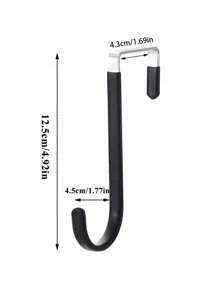 1/3pcs No-Drill Door Back Hooks, Kitchen Organizer Racks, Coat Hanger, Storage Shelf, S-Shaped Hooks
