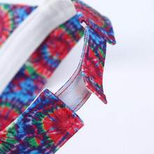 1pc Colorful Tie-Dye Visor Hat, New Spring/Summer Unisex Outdoor Sun Protection Hat