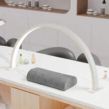 1 pezzo Lampada da unghie a semi-luna da scrivania, Luce LED per unghie, Alimentata con USB e interruttore a pulsante, Lampada per manicure, estensione ciglie, tatuaggio sopracciglia e cura della pelle