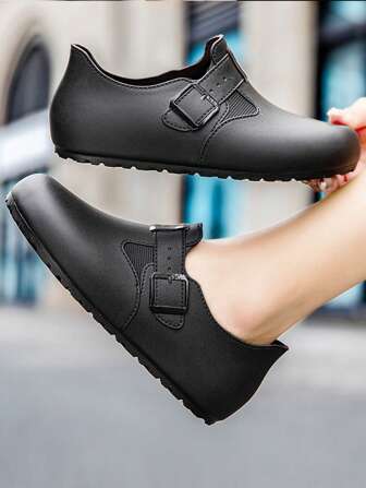 Fesd Ts 女士雨靴，低帮防水防滑靴，2025新款，套脚全包式破洞鞋，适合厨房、休闲、户外活动（如洗车、露营、钓鱼、海滩、运动、户外、沙滩、PVC塑料材质）、家用雨靴、工作鞋、户外海滩度假，四季皆宜。