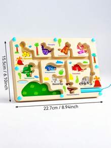 1PC Wooden Maze Puzzle Toy – Fun Color Sorting & Counting Educational Game For Kids Ages 3+, Ideal For Christmas, Birthday & Holiday Party Gifts