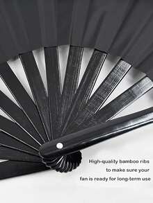 Personalized Name, Picture, White Fabric Fan, Bamboo Rib Wedding, Party Favor Handheld Fan, Paper And Bamboo Personalized Handheld Fan White Pink Black Wedding Bachelorette Party Girl Holiday Gift Wedding Birthday Order Baby Shower Bride, School Supplies, For Teacher, For Boys And Girls, For Teenagers, Junior High School Students, Middle School Students, High School Senior High School Students, College Students, University Students, Freshman, Sophomore, Underclassmen - Multicolor - View 8