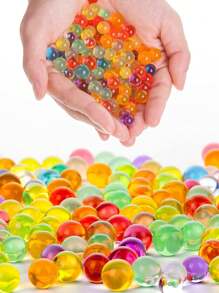 60,000 piezas Perlas de agua de colores, perlas de gel de agua para llenar jarrones, decoración navideña, centro de mesa para bodas, regalo perfecto