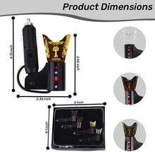 Car Electric Incense Burner, Car Aromatherapy Diffuser, Vehicle Incense Holder, Auto Electric Incense Dispenser, Automobile Fragrance Diffuser, Car Scent Diffuser, Electric Incense Burner For Cars - Multicolor - View 2