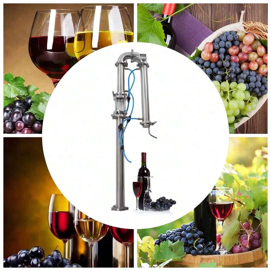 51mm Stainless Steel Moonshine Reflux Distilling Column For Home Brewing, Craft Delicious Wines With Sight Glass And Complete Accessories - Silver - View 1