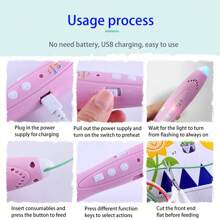 DIY 3D Printing Pen Kit, Low Temperature PCL Filament, Handmade 3D Painting Tool, Educational Toy For Students, Girls, Children, Christmas Gift (Scissors, Filament & Accessories In Random Colors)