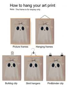 Set de 3 impresiones de Halloween, imprimibles de Halloween, pintura de fantasmas decoración de Halloween, decoración de arco para habitación, impresiones digitales de arte de pared de truco o , sin marco, decoración navideña, decoración del árbol de Navidad, decoración de regalos, decoración de Acción de Gracias, decoración de boda, decoración del hogar, decoración de otoño, decoración de cumpleaños para regalos, suministros para fiestas, decoración interior y exterior, decoración de jardín, decoración de festivales, decoración de Halloween, decoración de pared, adornos de Halloween - Multicolor - Ver 5