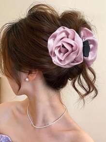 1 pieza de Pinza para el cabello con forma de flor de lirio estilo bohemio, pinza para el cabello con forma de flor como regalo del Día de San Valentín