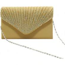 New Ladies Evening Handbags Bridal Wedding Bag Handbag - 金色 - 查看 3