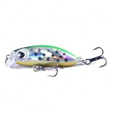 HENGJIA 5 قطع من طعم الصيد السمكي الصغير Minnow، طعوم Wobblers بطول 4 سم وزن 3 جرام، مغرقة ببطء للسمك المقادير، طعم سمكي اصطناعي صلب، طعوم لصيد البلطي والصيد الترفيهي