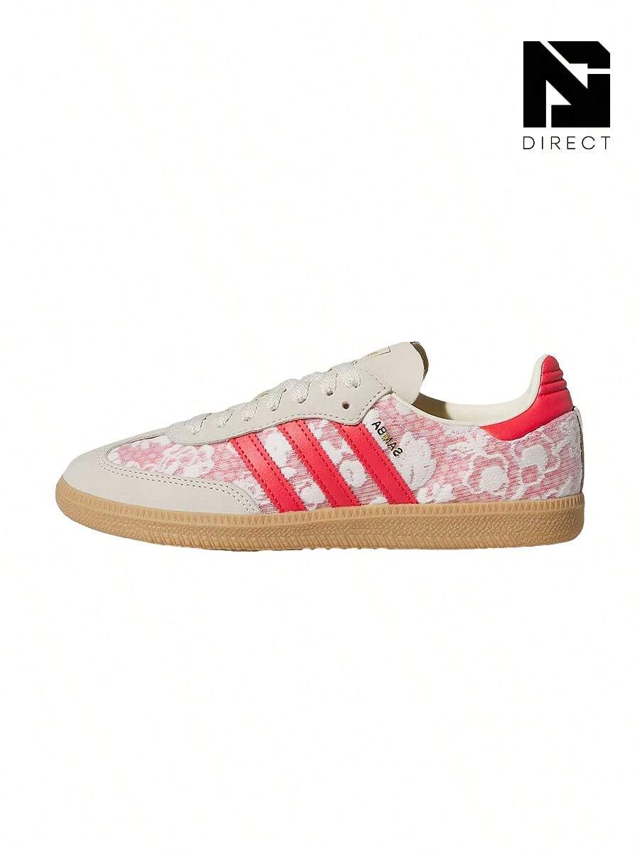 Samba OGLiberty London Better Scarlet (Women's)– Women's Lifestyle Sneakers – Shose For Woman-Vintage-Spring Summer-Inspired Running Shoes, Shock-Absorbing Comfort, Gym To Streetwear-Christmas/Halloween-JR8841