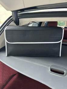 Foldable Car Trunk Organizer – Portable, Multipurpose Storage, Durable Felt, Space-Saving Design, Outdoor Travel Supplies, Car Organization And Storage Supplies,Car Tool Storage Bag - Multicolor - View 3