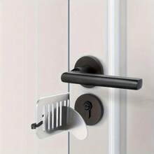 1/2 piezas Cerrojo portátil de puerta - Usa este bloqueador de seguridad de puerta para hotel y apartamento para mejorar tu seguridad durante los viajes, con bolsa de almacenamiento