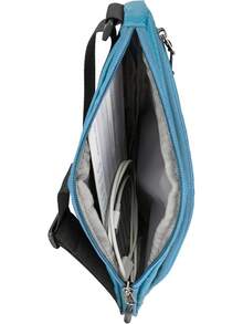 Travelon: Bolso bandolera delgada para viajes esenciales por el mundo - Verde - Ver 5