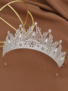 1 Stück barocke Kristallkrone, große Glanz-Krone für den Königinnenball, geeignet für Bankette, Zeremonien, Aufführungen und andere wichtige Anlässe