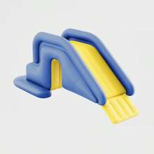 Large Outdoor Swimming Pool For Home Use With A Slide, Thick Inflatable Swimming Pool For Adults, Summer Outdoor Water Entertainment Pool, Made Of Thick PVC Material. - Multicolor - View 10