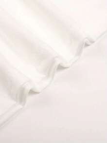 Camiseta de Mujer Blanca de Algodón 180g con Estampado de Mariposas Verdes, Cuello Redondo, Manga Corta, Casual y Confortable Ideal para Verano, Estilo Juvenil y Moderno, Perfecta para el Día a Día. - Blanco - Ver 5