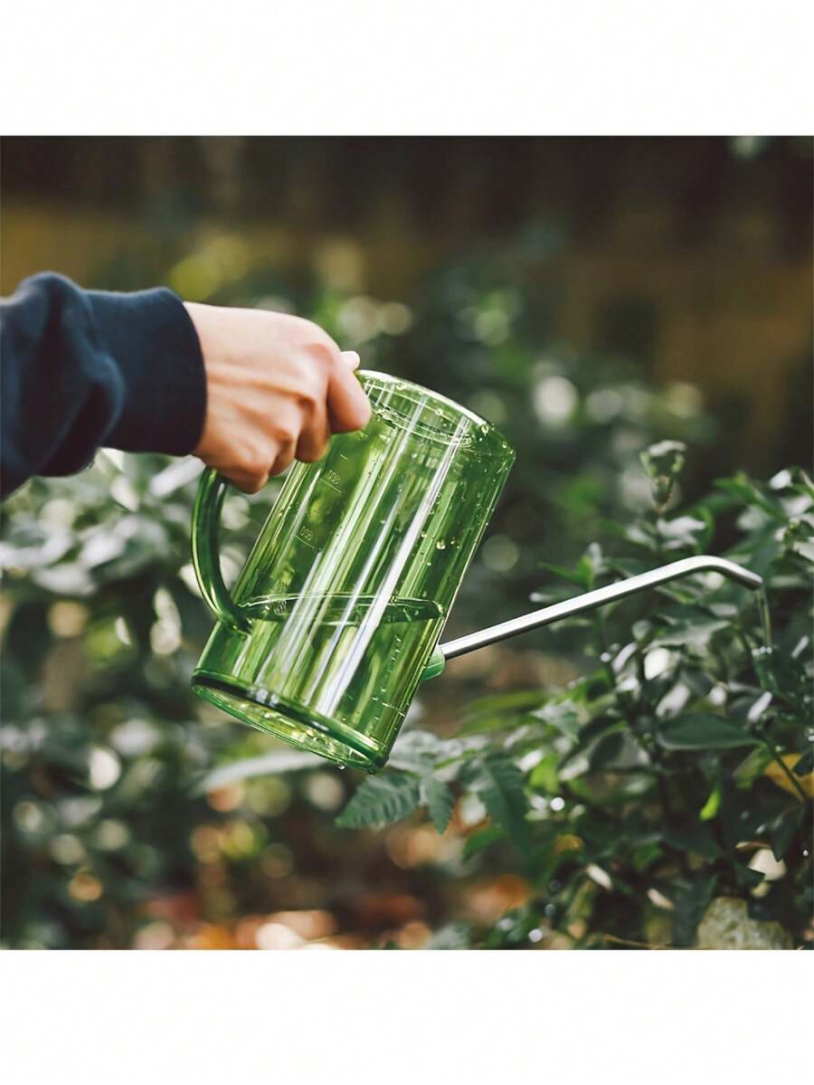 不锈钢长嘴喷壶，家用花卉浇水壶，绿化洒水喷雾器，必备园艺工具！ - 1pc綠色 - 查看 1