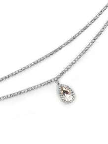 1 pieza Cadena de cintura de doble capa con gota de agua en color plateado, cadena corporal sexy y a la moda para mujeres, joyería para fiestas y discotecas