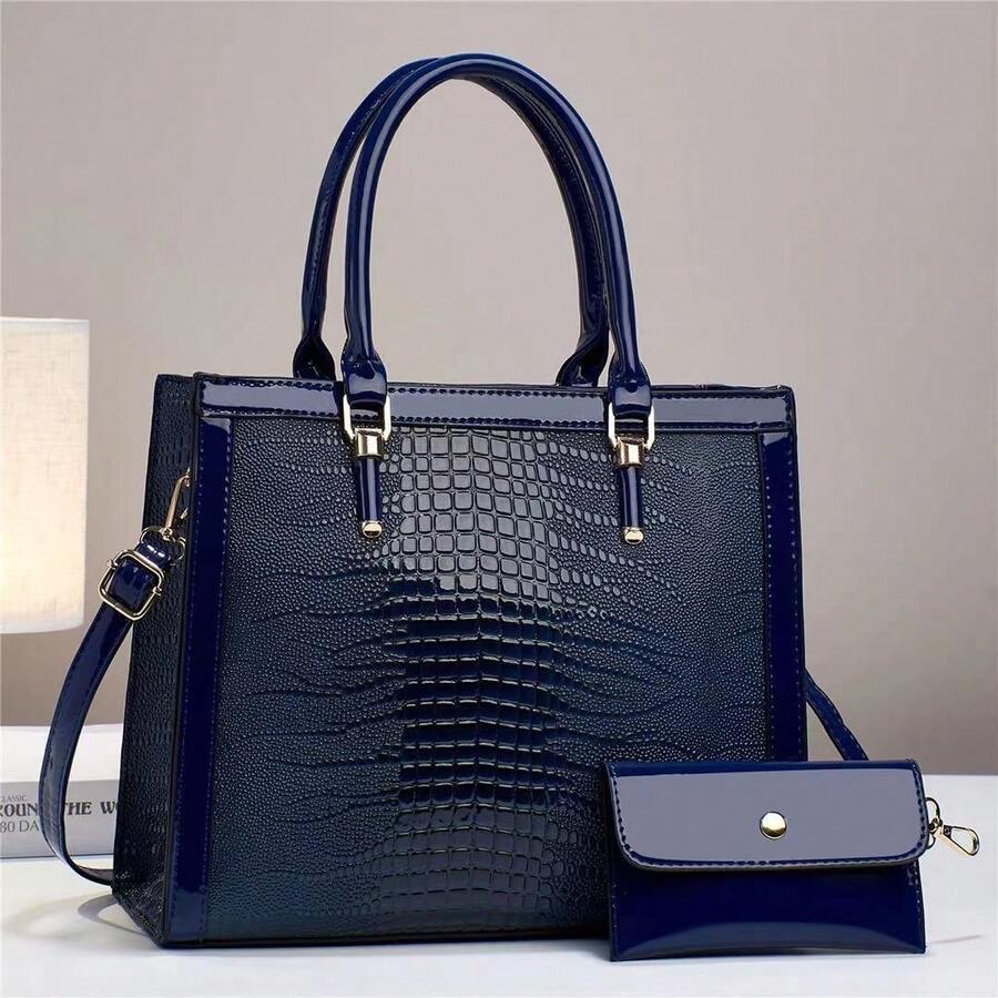 2025 Fashion Crocodile Print Bag, New Fashion Women's Bag, Travel Bag, Large Capacity Large Bag, Messenger Bag