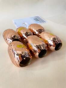 6 件/袋塑料纯色袋装橄榄球丝带婚礼派对节日装饰丝带节日必备