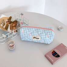 Estuche para lápices, estuche para bolígrafos, bolsa de almacenamiento de oficina y universidad, organizador de bolsa, bolsa de maquillaje, bolsa cosmética, estuche para lápices estético y lindo para niños y niñas de vuelta al cole, útiles escolares