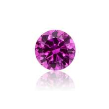 100% Purplish Red Sapphire Loose Round Cut Gemstone For Charms Advanced Jewelry Making Materials DIY - Purple - View 2