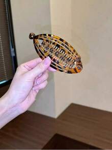 Set de 3 piezas/2 piezas de pinzas para el cabello onduladas mate, pinzas para cola de caballo de fiesta en la playa, ganchos para el cabello, pinzas para el cabello tipo banana - Hueco multicolor - Ver 12