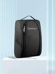 1 pièce Sac à chaussures de sport personnalisé avec broderie de nom, sac de rangement pour chaussures de sport/de gym étanche et respirant en maille, grand sac de transport pour chaussures portable, convient pour les sports, l'utilisation quotidienne, cadeau pour la famille, les amis, les mères, les pères, les filles, les fils, convient pour la fête des mères, la fête des pères, la Saint-Valentin, la fête des infirmières, Noël, la rentrée, les anniversaires