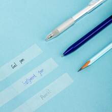 20m White Writable & Removable Adhesive Tape Set With Tape Dispenser School Supplies, Back To School
