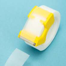 20m White Writable & Removable Adhesive Tape Set With Tape Dispenser School Supplies, Back To School