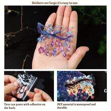 16 件透明 PET 贴纸复古剪贴簿包适用于剪贴簿垃圾日记工艺品装饰日记贴纸、学校用品、返校 - 彩色 - 查看 6