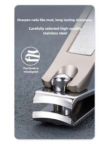 6 件套豪华美甲套装 - 优质不锈钢美容套装、木纹指甲钳、精致棕色拉链皮袋，非常适合送礼和居家使用 - 棕色 - 查看 5