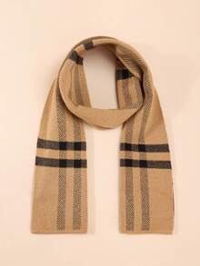 1pc Children Striped Soft Scarf, Suitable For Everyday Wear - Multicolor - View 9