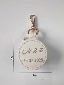 1 Personalized Wedding Ring Box - Dog Ring Box - PU Leather - Wedding Dog - Dog Collar Bag - Mini Jewelry Box - Travel