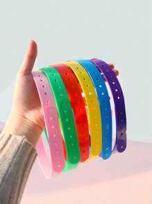 BELLKIDS 6 szt. wkładanych opasek na głowę, 6 kolorów, regulowana opaska, interaktywne gry, kolorowe narzędzia edukacyjne, gry edukacyjne, odpowiednie do klas, rekwizyty do gier imprezowych.