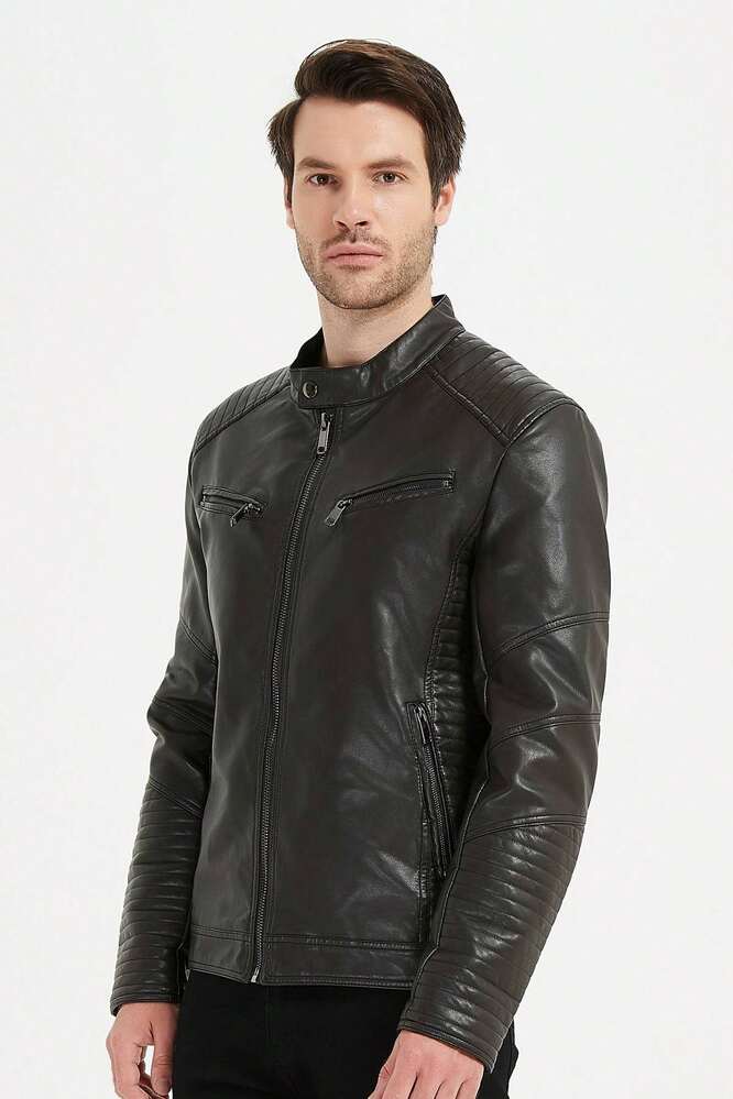 KYMAXX Men Jackets And Coats - BRUN-GRÅ - Visa 3
