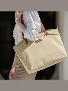 Tote Bag Women Bag, Women Laptop Business Office Work Bag, 14 Inch Computer Compartment Shoulder Bag For Women Top Handle Bag Handbags Casual Bag, Large Capacity Purse Tote Bag For Women With Zipper Shoulder Hobo Bag Shopping Travel Work Crossbody