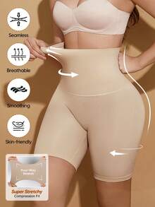 Women Plus Size Seamless Slimming Tights With Butt Lifting