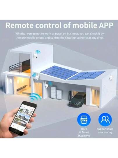 1/ High Definition AI Driven 2.4G/5G WiFi Security Camera 360° View, Remote Monitoring, Two Way Audio Mobile App Control Home Business Security, Indoor/Outdoor CCTV Surveillance System view 10