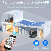 1/2 件高清 AI 驱动 2.4G/5G WiFi 安全摄像头，具有 360° 视角、远程监控、双向音频和移动应用程序控制 - 适用于家庭和企业安全、室内/室外使用、CCTV 监控系统