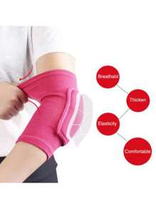 Protección de codo de esponja para deportes y danza, protección contra caídas y choques, protección cálida para el brazo, entrenamiento con presión, protección de codo gruesa