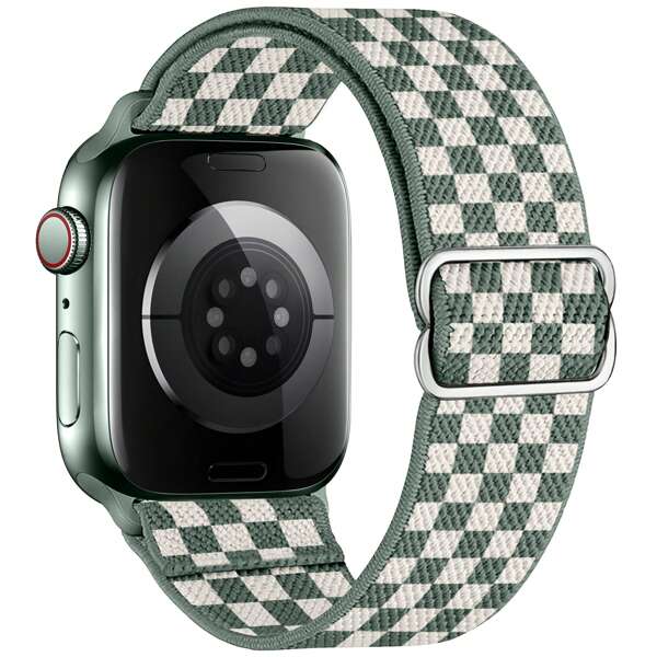 Stretchy Nylon Loop Bands Compatible With Apple Watch 38mm 40mm 41mm 42mm 44mm 49mm Adjustable Soft Elastics Strap Compatible With Apple Watch SE Ultra Series 10/9/8/7/6/5/4/3/2/1