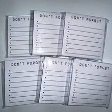 1 Pack Of Sticky Notes, Don't Forget To Use For Planning, Reminder, And Study, Self-Adhesive Memo, Suitable For Home And Office Use, 3X 3inch Lined Notebook