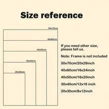1 件墙面艺术海报可选框架流行无敌第 2 季原子前夜经典复古海报装饰画墙艺术白色牛皮纸卡哇伊房间装饰 - 彩色 - 查看 7