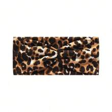 Women Bandana 4pcs Women Yoga Headband, Thick Stretchy Bohemian Solid Color & Leopard Printed Headwraps, Soft & Absorbent For Sports Fashion Hair Accessories Classic Hair Bands, Hairband Fall Winter For Vacation Outfits Woman