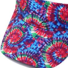 1pc Colorful Tie-Dye Visor Hat, New Spring/Summer Unisex Outdoor Sun Protection Hat