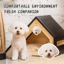1PC Customized Pet Car Hanging Decoration - Supports Customization Of Dog And Cat Avatars, Car Rearview Mirror Hanging Tags, Suitable For Daily Decoration Or Commemoration Of Pet Owners, Essential Pet Personalized Gifts For Dog Mothers And Fathers, Creative Pendants For Birthday And Holiday Gifts.